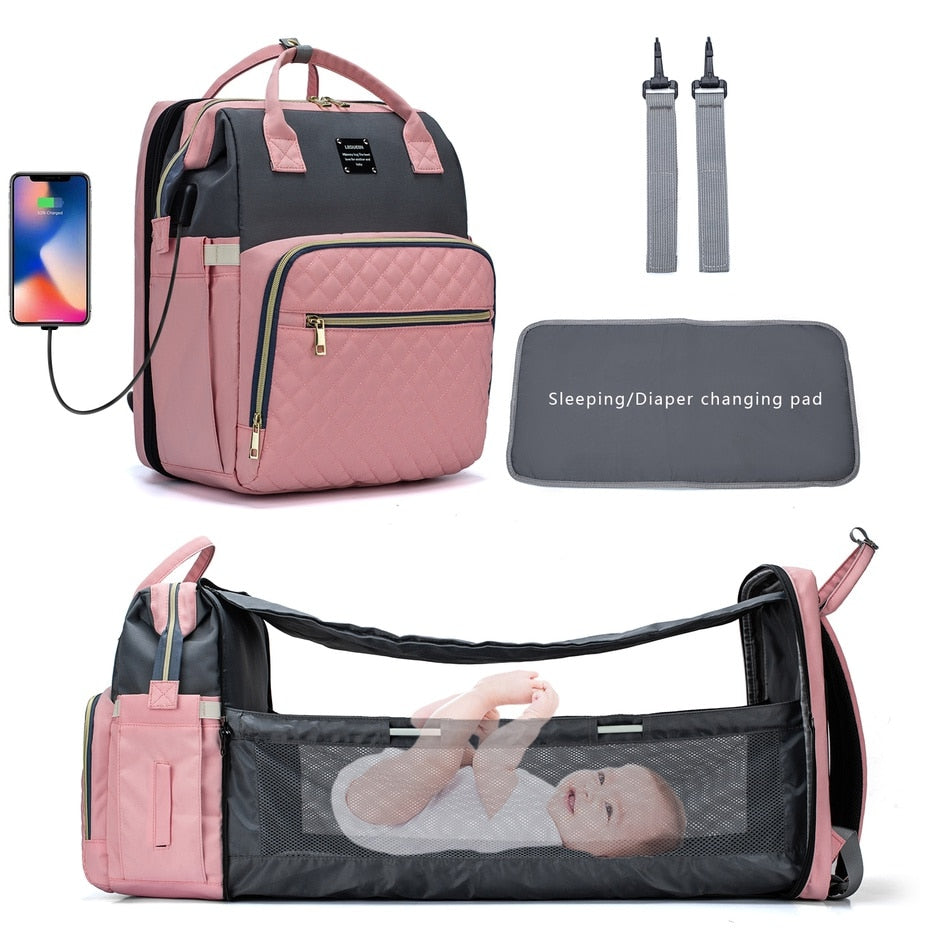 Portable Folding Diaper Bag with Stroller Organizer - Quid Mart