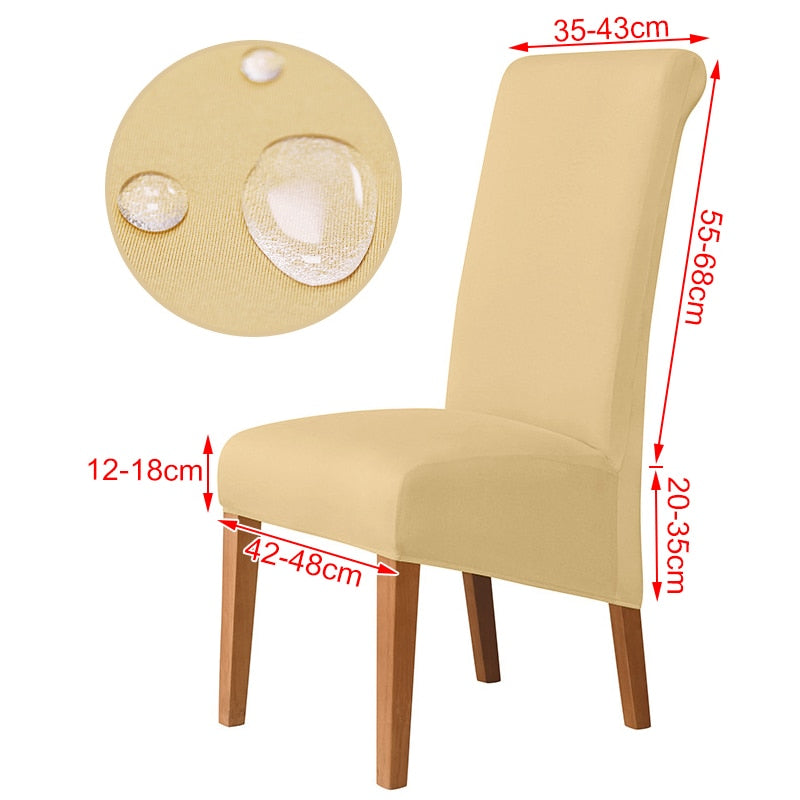 Waterproof Chair Covers in 3 Sizes - Perfect for Events, Home Decor - Quid Mart