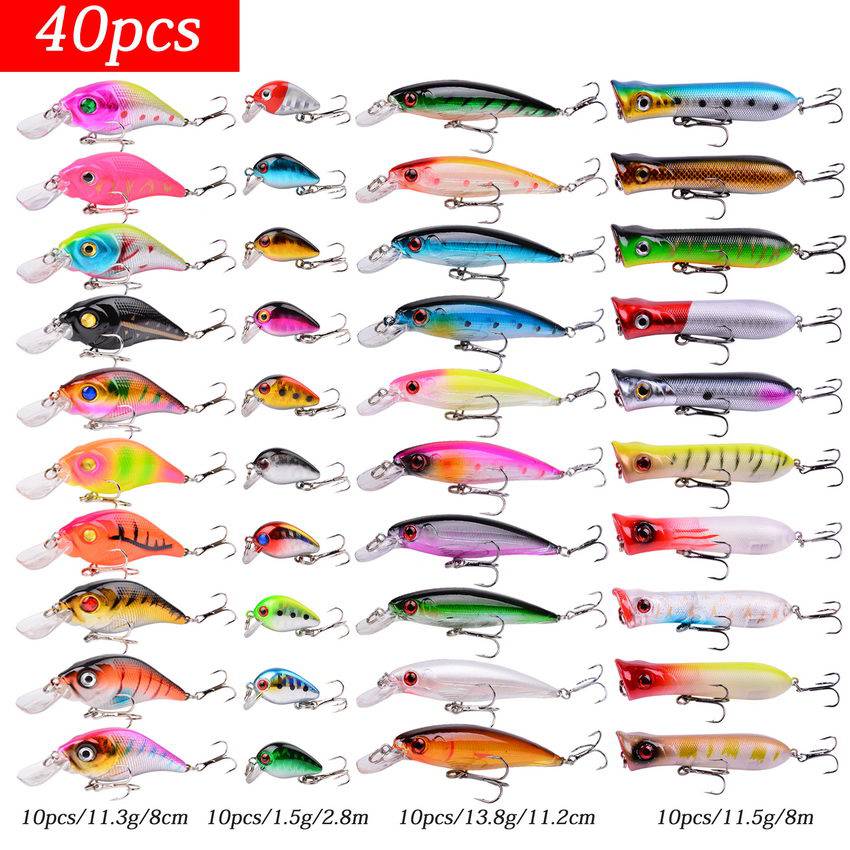 Aorace Fishing Lure Set Fishing Hard Bait Mini Minnow Floating Swing Crankbait Crazy Wobblers Artificial Bionic Crank Lures - Quid Mart