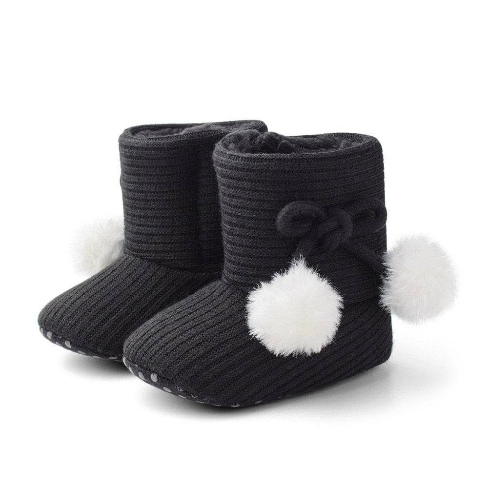 Cute Cartoon Bear Baby Winter Boots for Boys and Girls - Quid Mart