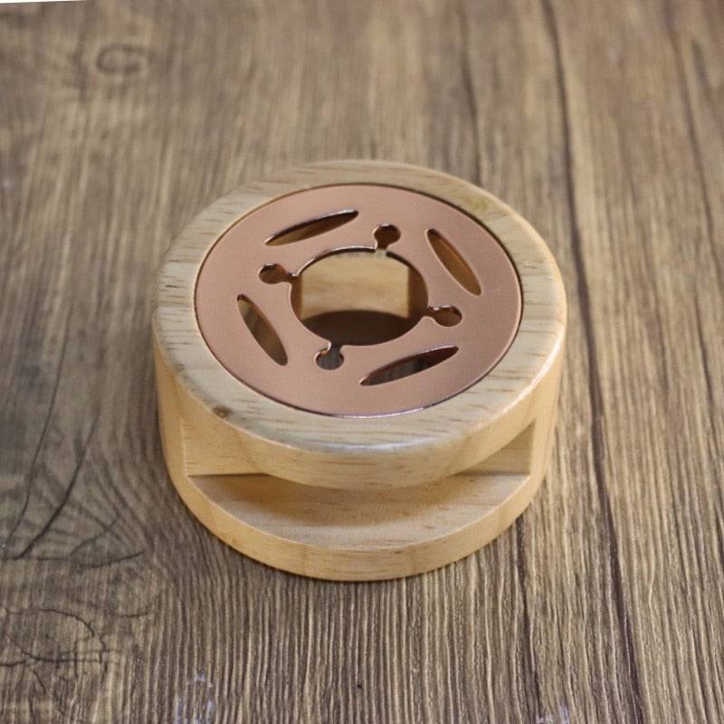 Wood Sealing Wax Furnace/Spoon Tool Retro Wax Seals Melting Warmer Decorative Wax Pot Beads Stick Heater DIY Craft Wax stamp - Quid Mart
