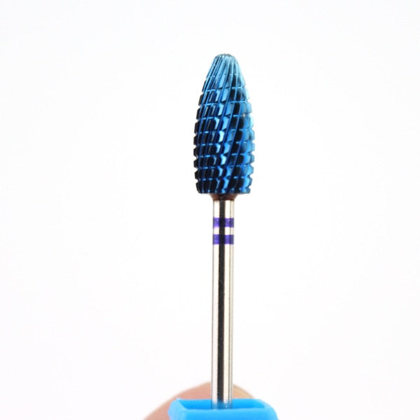 66 Types Tungsten Blue Rainbow Carbide Nail Drill Bit Electric Nail Mills Cutter for Manicure Machine Nail Files Accessories - Quid Mart