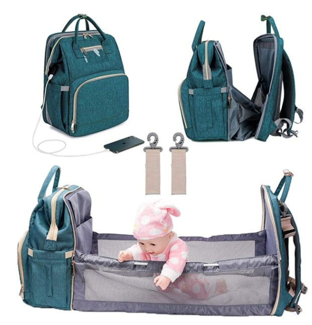 Portable Folding Diaper Bag with Stroller Organizer - Quid Mart