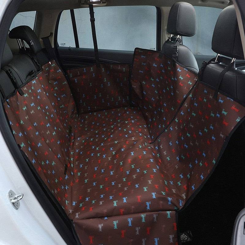 CAWAYI KENNEL Dog Carriers Waterproof Rear Back Pet Dog Car Seat Cover Mats Hammock Protector with Safety Belt Transportin Perro - Quid Mart