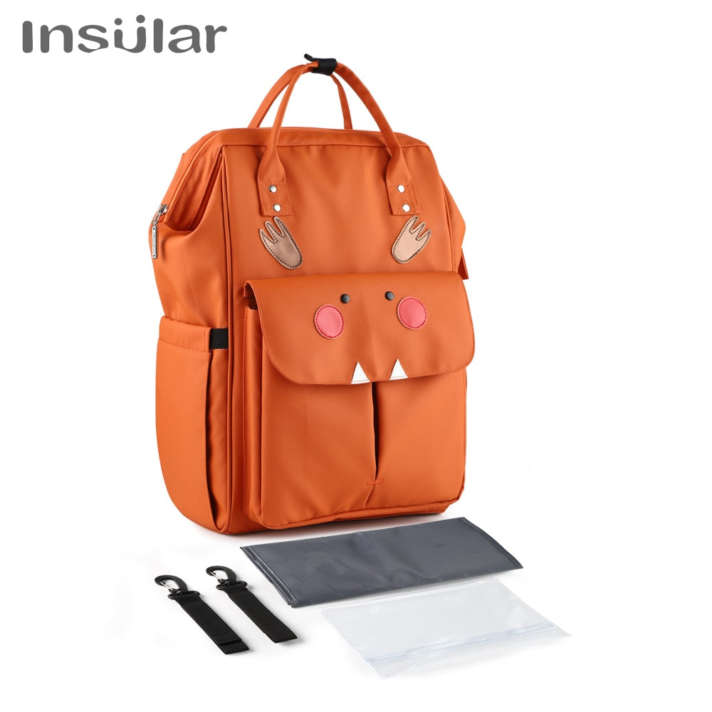 Insular Nappy Backpack - Large Capacity Mom's Stroller Bag - Quid Mart