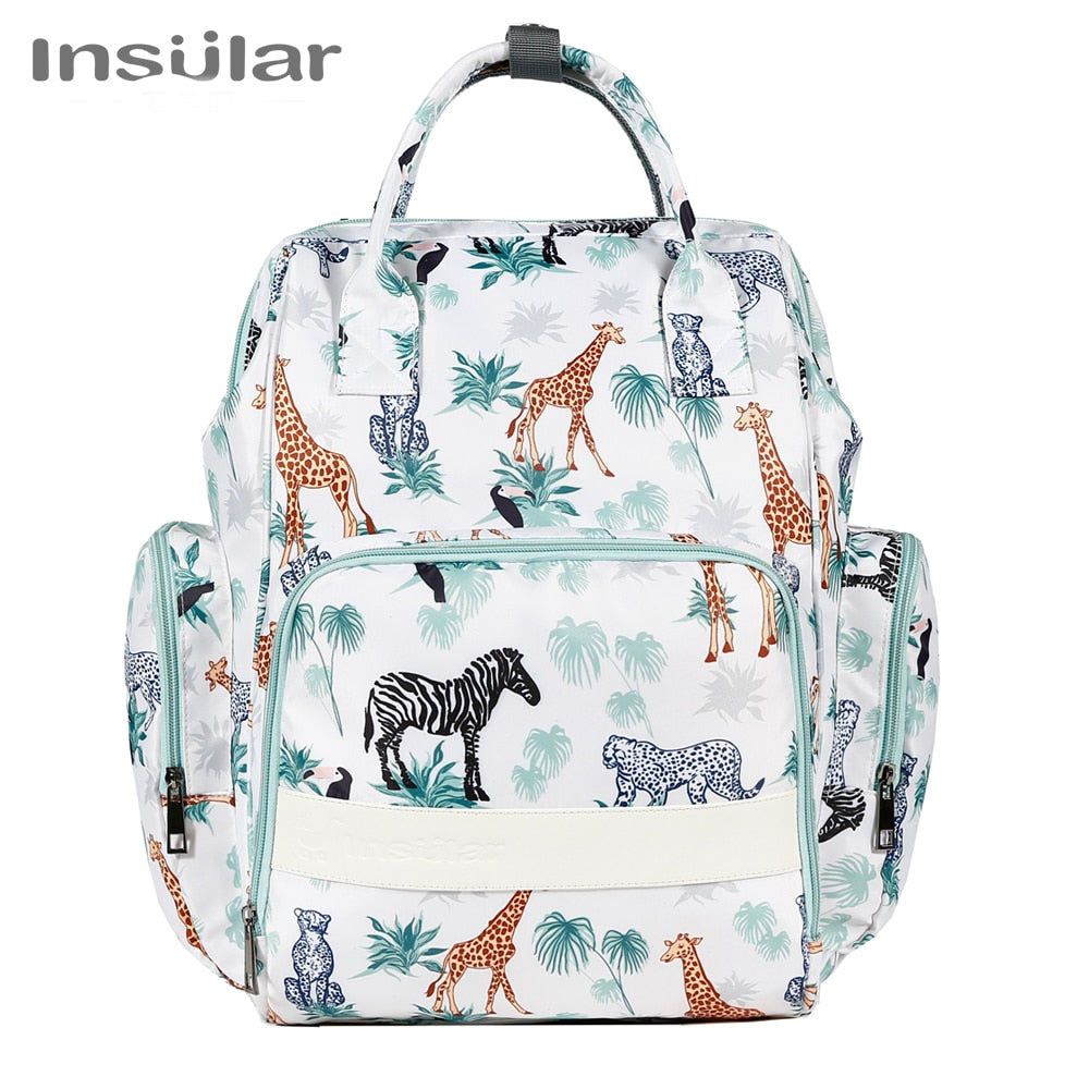 Insular Nappy Backpack - Large Capacity Mom's Stroller Bag - Quid Mart