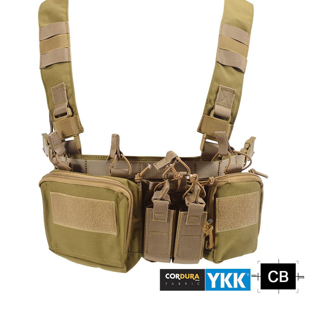 SINAIRSOFT CS Tactical Vest Magazine Holster Molle 500D Nylon - Quid Mart