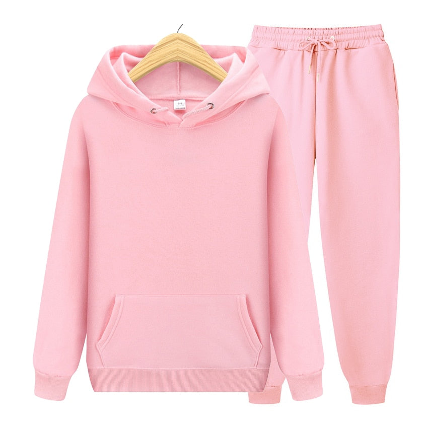 Unisex Casual Sportswear Set: Pullover & Pants - Autumn/Winter - Quid Mart
