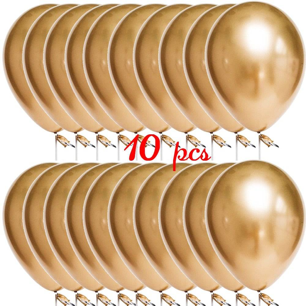 10/20 Star Confetti Balloons Metallic Confetti Latex Transparent Ballon Baby Shower Birthday Party Wedding Decoration Ball Globo - Quid Mart