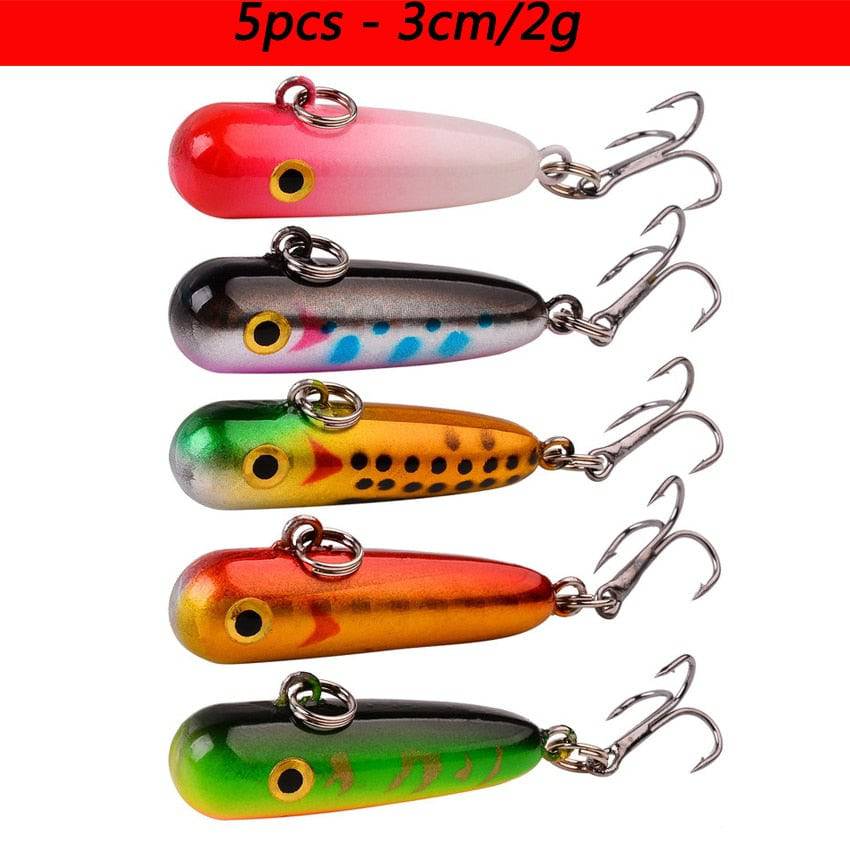 Aorace Laser Slow Mixed Minnow Fishing Lure Set Wobbler Crankbait Isca Artificial Hard Bait Carp Mini Fishing Lures Pesca Tackle - Quid Mart