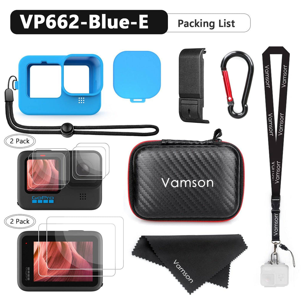 Silicone Case for GoPro 11/10/9 Black: Full Cover Shell Accessory VP662 - Quid Mart