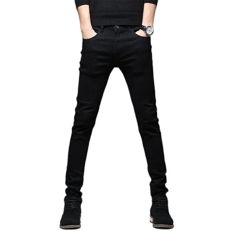 Batmo New Men Stretch Skinny Jeans Male Designer Brand Super Elastic Straight Jeans