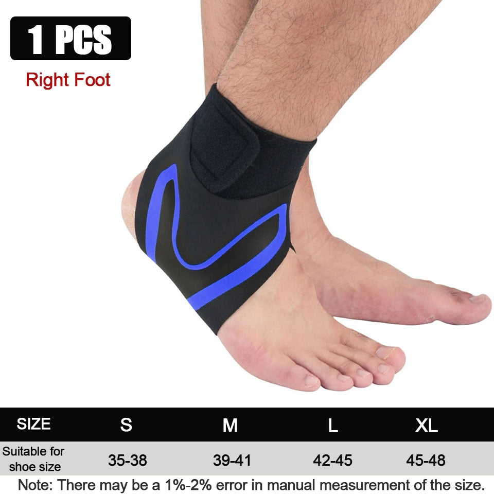 GOBYGO  Sport Ankle Support Elastic High Protect Sports Ankle Equipment Safety Running Basketball Ankle Brace Support - Quid Mart