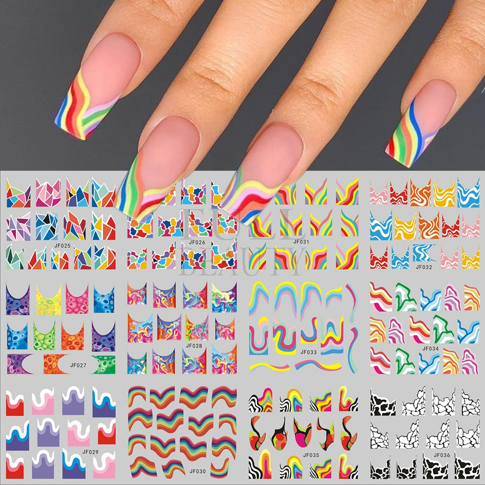 12pcs Valentines Manicure Love Letter Flower Sliders for Nails Inscriptions Nail Art Decoration Water Sticker Tips GLBN1489-1500 - Quid Mart