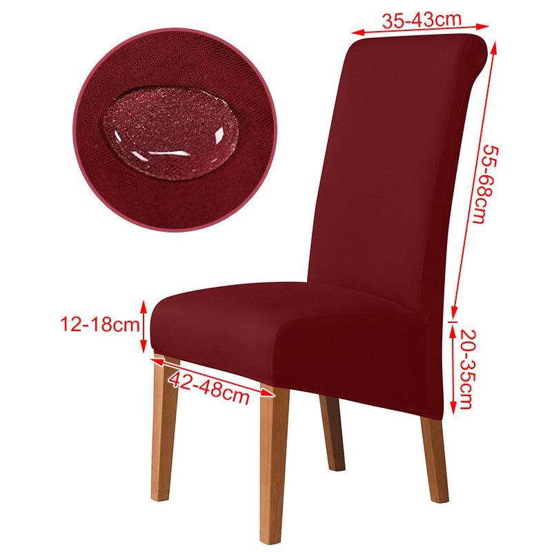 Waterproof Chair Covers in 3 Sizes - Perfect for Events, Home Decor - Quid Mart