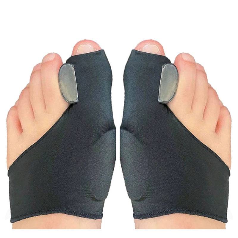 1Pair Toe Separator Hallux Valgus Bunion Corrector Hammer Toe Straightener Foot Pain Relief Orthopedic Pedicure Tools Foot Care - Quid Mart