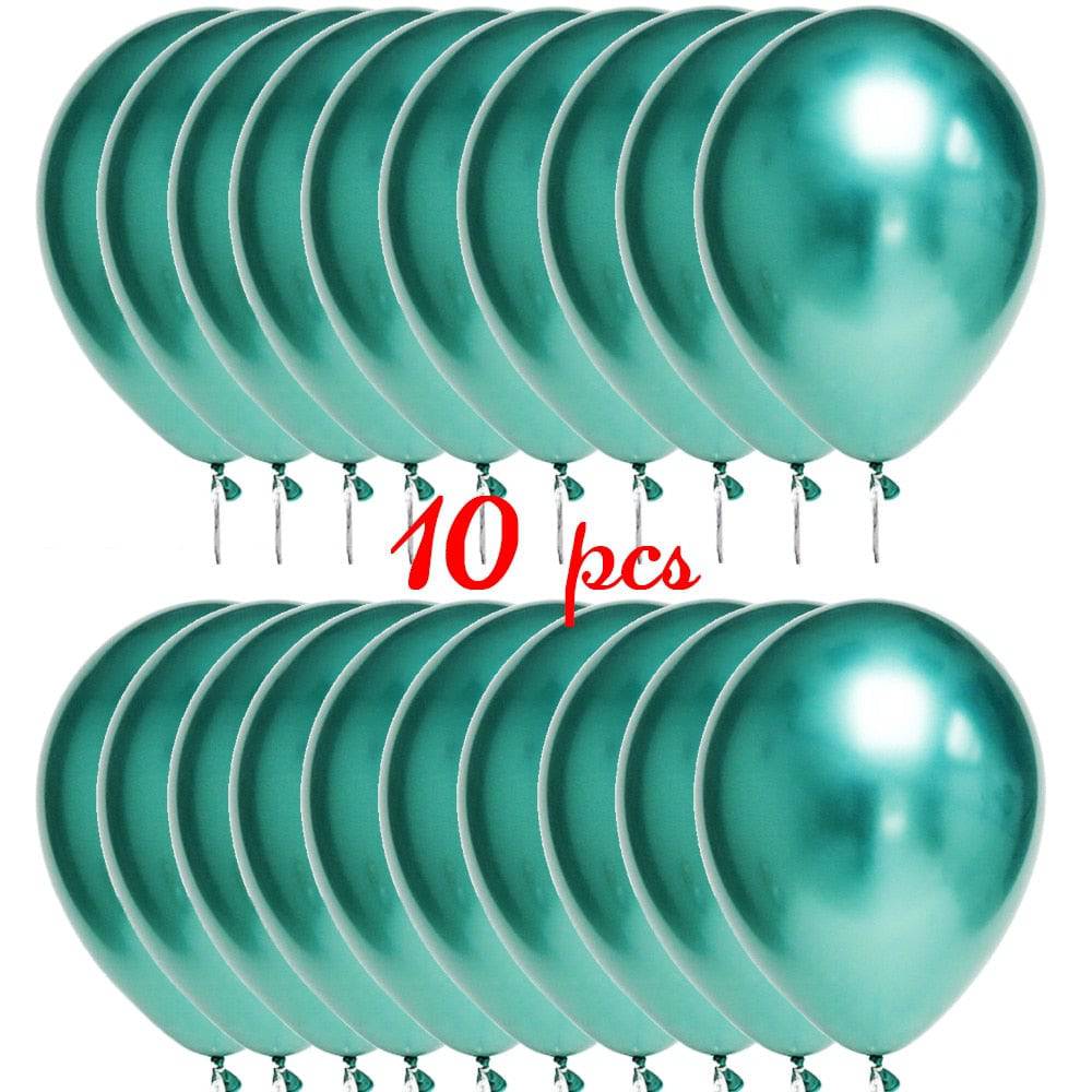 10/20 Star Confetti Balloons Metallic Confetti Latex Transparent Ballon Baby Shower Birthday Party Wedding Decoration Ball Globo - Quid Mart