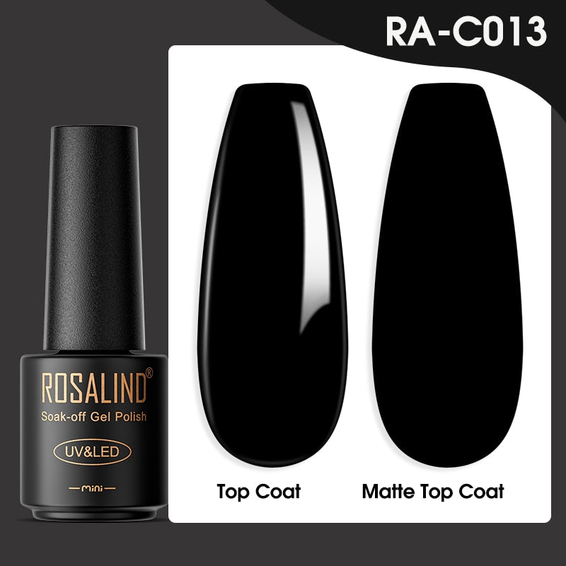 ROSALIND Gel Nail Polish Lamp All For Nails Art Manicure With Matt Base Top Coat Semi Permanant Gellak Nail Gel Polish Varnishes - Quid Mart