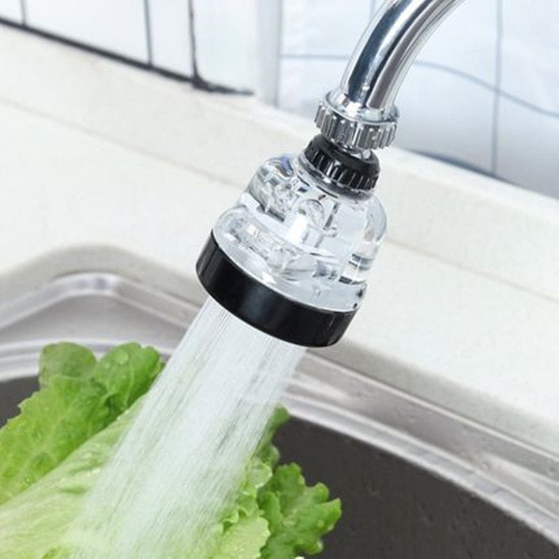 Water Saving Kitchen Faucet Nozzle with 360° Rotating Head - Quid Mart