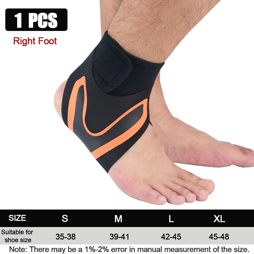 GOBYGO  Sport Ankle Support Elastic High Protect Sports Ankle Equipment Safety Running Basketball Ankle Brace Support - Quid Mart