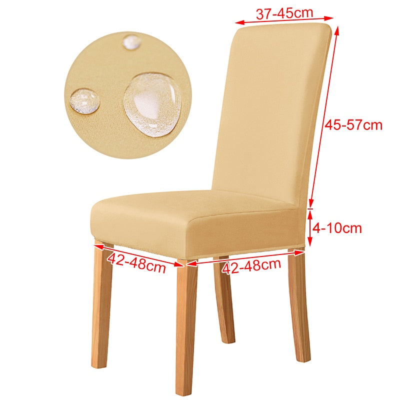 Waterproof Chair Covers in 3 Sizes - Perfect for Events, Home Decor - Quid Mart