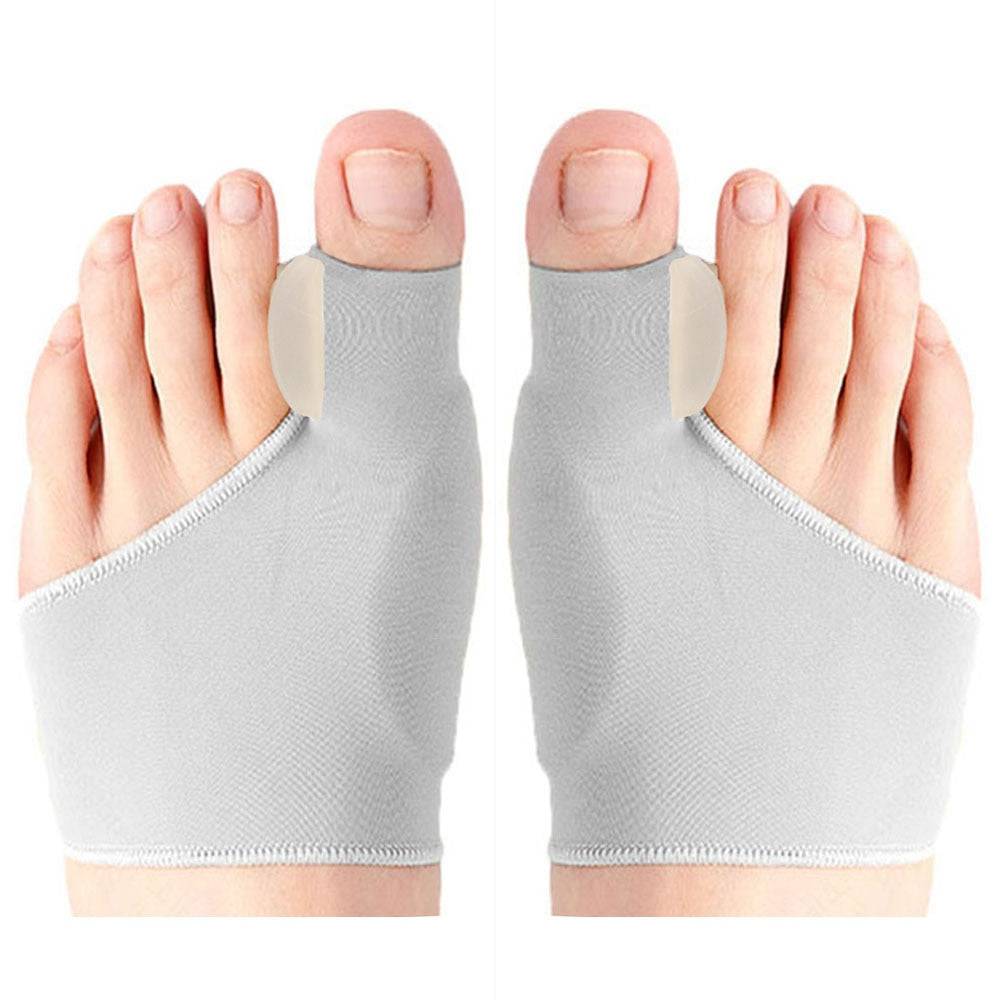 1Pair Toe Separator Hallux Valgus Bunion Corrector Hammer Toe Straightener Foot Pain Relief Orthopedic Pedicure Tools Foot Care - Quid Mart