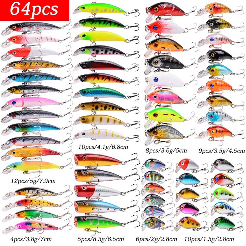 Aorace Fishing Lure Set Fishing Hard Bait Mini Minnow Floating Swing Crankbait Crazy Wobblers Artificial Bionic Crank Lures - Quid Mart