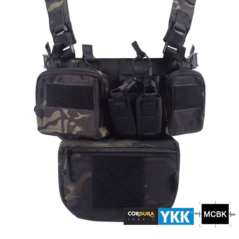 SINAIRSOFT CS Tactical Vest Magazine Holster Molle 500D Nylon - Quid Mart