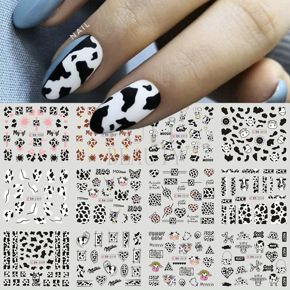 12pcs Valentines Manicure Love Letter Flower Sliders for Nails Inscriptions Nail Art Decoration Water Sticker Tips GLBN1489-1500 - Quid Mart