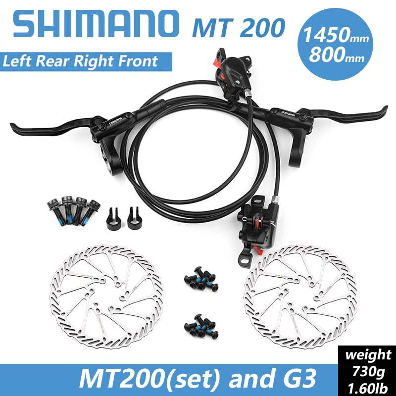 Shimano BR BL MT200 Bicycle Brake MTB Brake Hydraulic Disc Brake 750/800/1350/1450/1500mm Mountain Clamp Brakes upgraded MT315 - Quid Mart