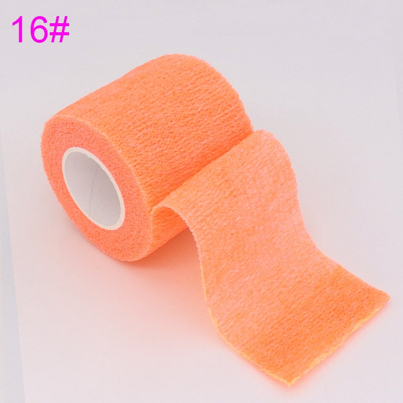 COYOCO Colorful Sport Self Adhesive Elastic Bandage Wrap Tape 4.8m Elastoplast For Knee Support Pads Finger Ankle Palm Shoulder - Quid Mart
