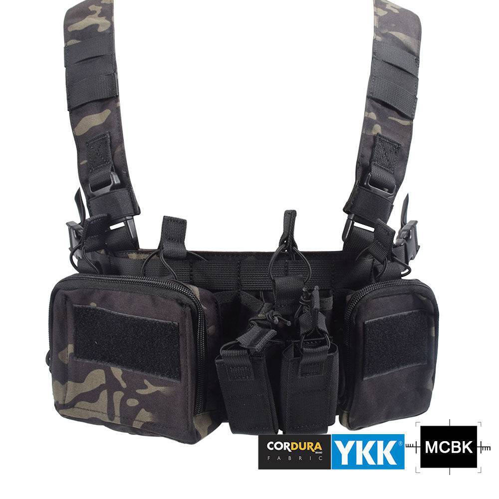 SINAIRSOFT CS Tactical Vest Magazine Holster Molle 500D Nylon - Quid Mart