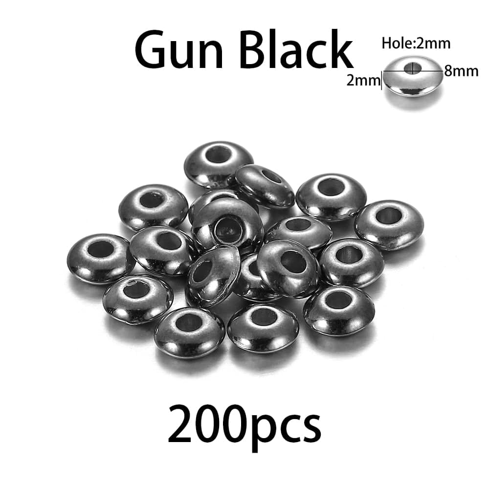 200-400Pcs CCB Charm Spacer Beads for DIY Jewelry Making - Quid Mart
