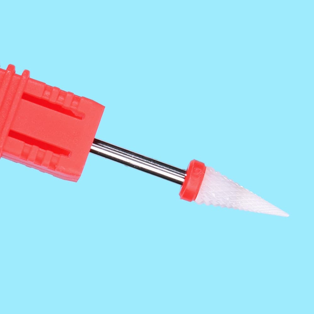 1pcs Ceramic Nail Drill Bit For Electric Manicure Drills Machine Milling Cutter Nail Files Buffers Nail Art Equipment Accessory - Quid Mart