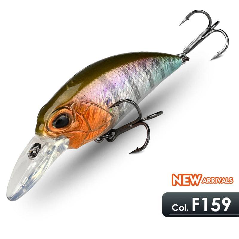 MEREDITH JERK CRANK M65 Floating 14g Hot Model Fishing Lure Hard Bait 11Color Wobbler Crank Quality Professional Depth 2.0-2.5m - Quid Mart