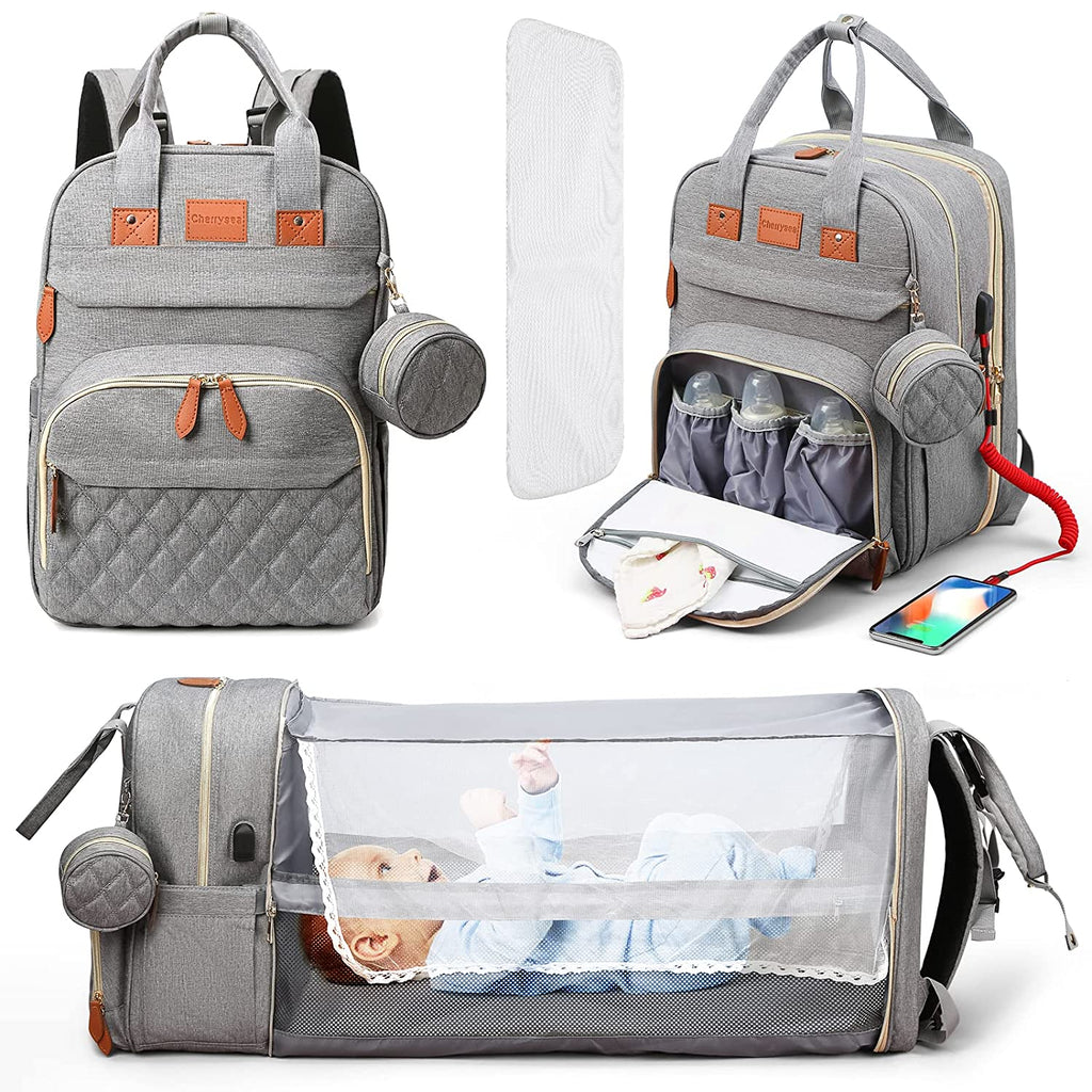 Portable Folding Diaper Bag with Stroller Organizer - Quid Mart