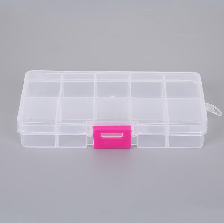 Plastic Jewelry Boxes Plastic Tool Box Adjustable Craft Organizer Storage Beads Bracelet Jewelry Boxes Packaging Wholesale - Quid Mart