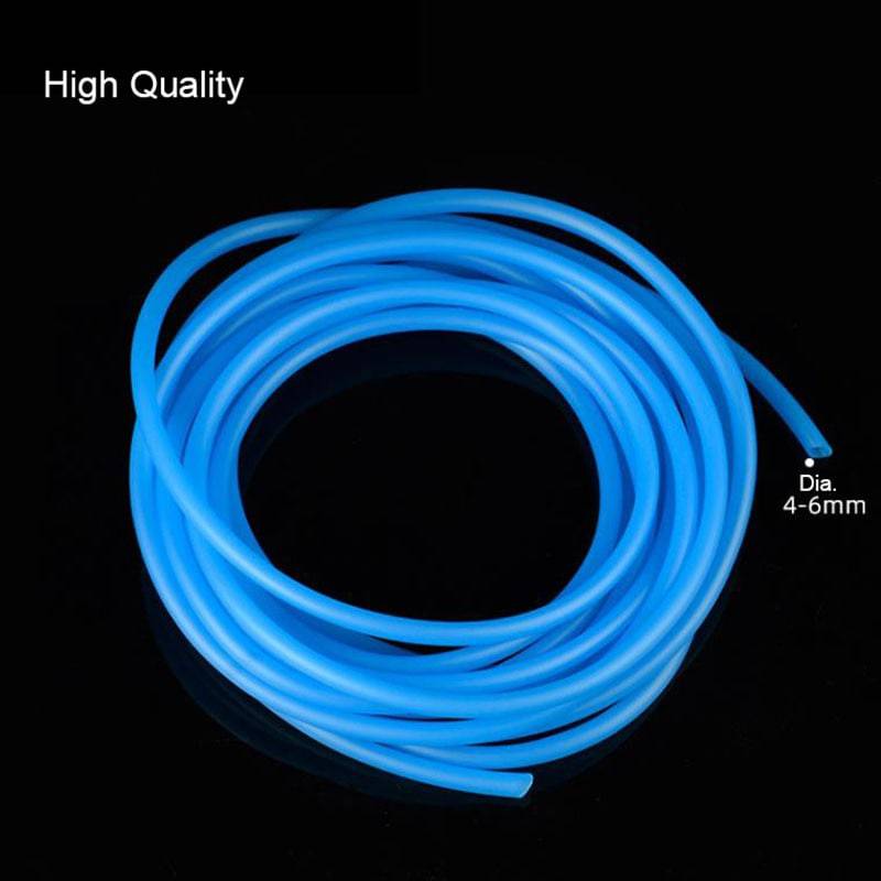 4*6mm Silicon Aquarium 1m/3m/5m/10m Oxygen Pump Hose Air Bubble Stone Aquarium Fish Tank Pond Pump Tube Food Grade Material - Quid Mart