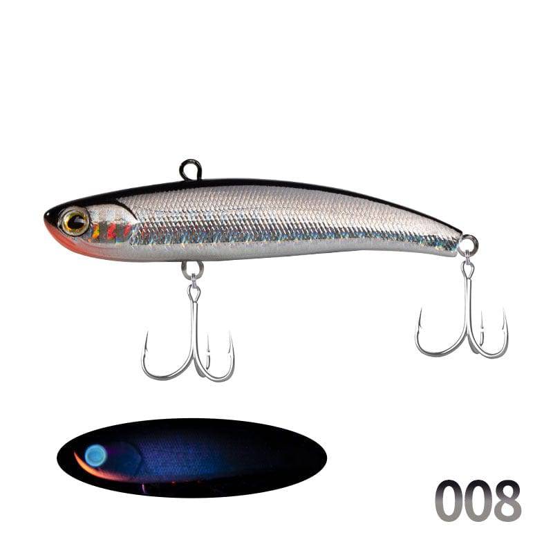 D1 VIB Fishing Lures 80mm 17g Long Casting Rattlin Hard Bait Sinking Artificial Vibration Bait For Bass Pike Fishing Tackle - Quid Mart