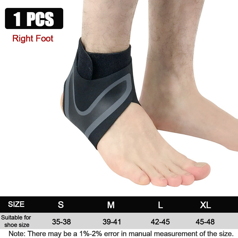 GOBYGO  Sport Ankle Support Elastic High Protect Sports Ankle Equipment Safety Running Basketball Ankle Brace Support - Quid Mart