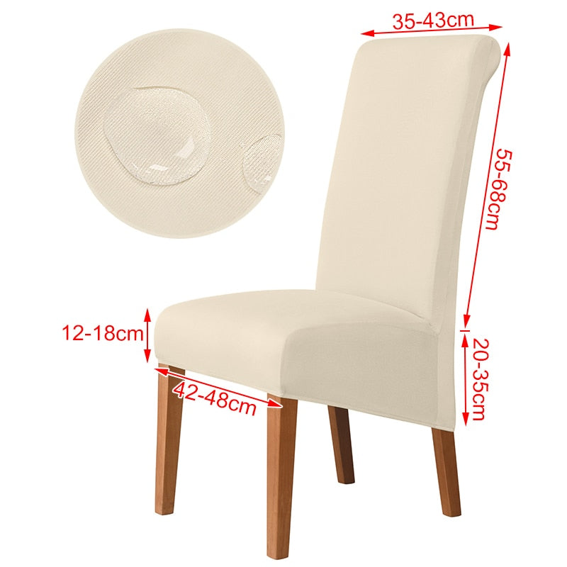 Waterproof Chair Covers in 3 Sizes - Perfect for Events, Home Decor - Quid Mart