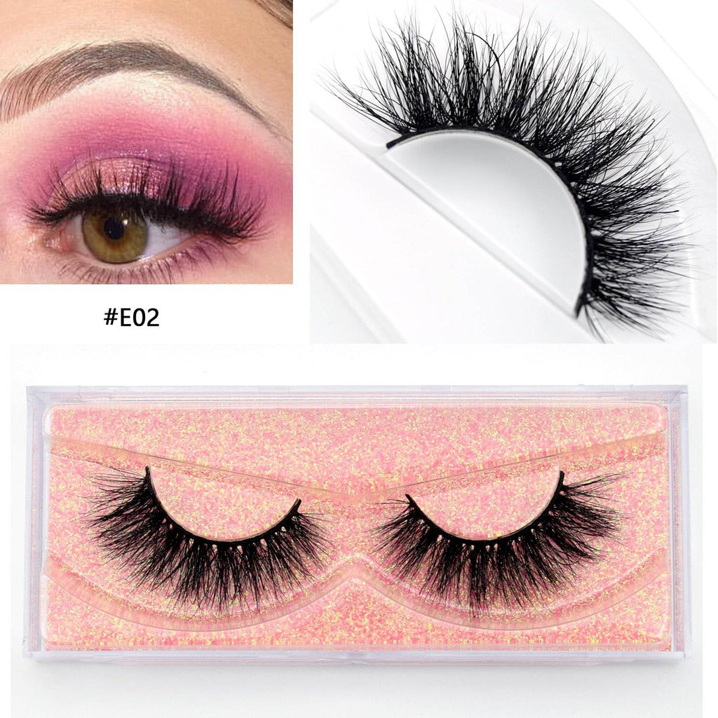 Visofree Mink Lashes 3D Mink Eyelashes 100% Cruelty free Lashes Handmade Reusable Natural Eyelashes Popular False Lashes Makeup - Quid Mart