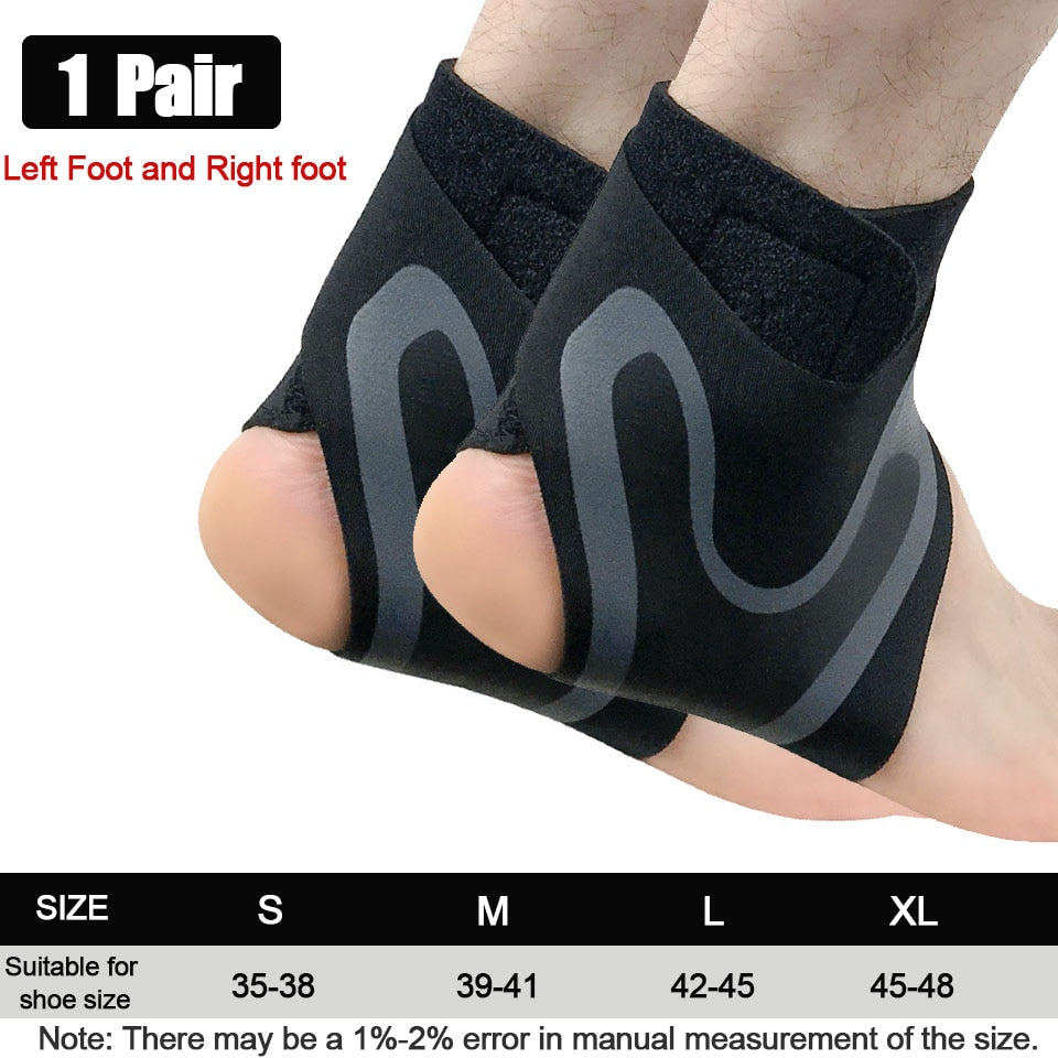 GOBYGO  Sport Ankle Support Elastic High Protect Sports Ankle Equipment Safety Running Basketball Ankle Brace Support - Quid Mart