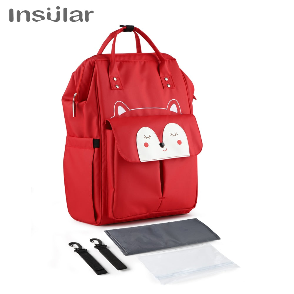 Insular Nappy Backpack - Large Capacity Mom's Stroller Bag - Quid Mart