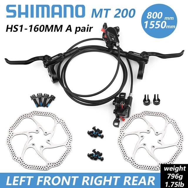 Shimano BR BL MT200 Bicycle Brake MTB Brake Hydraulic Disc Brake 750/800/1350/1450/1500mm Mountain Clamp Brakes upgraded MT315 - Quid Mart