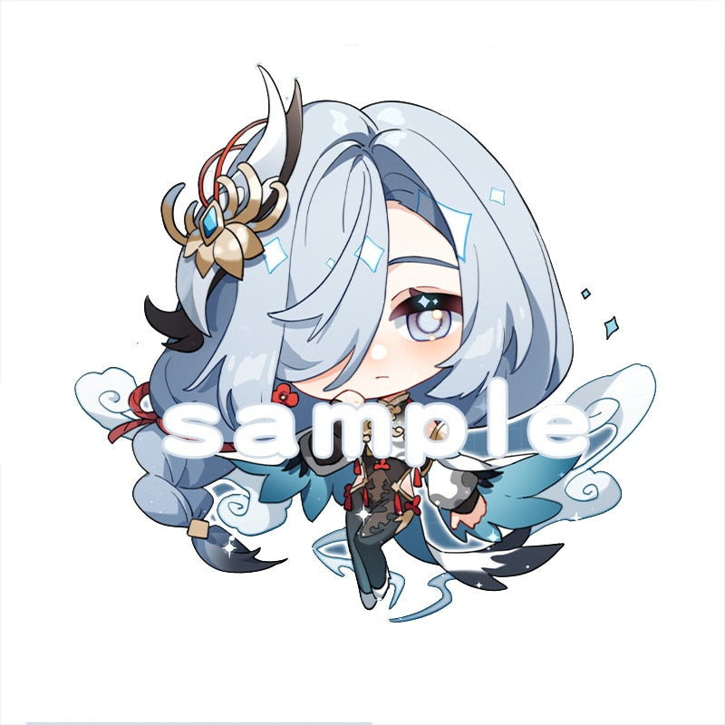 Anime Keychain Genshin Impact Venti Hutao Zhongli Diluc Xiao Men Car Keychains Accessories Cute Bag Pendant Key Ring Fans Gifts - Quid Mart