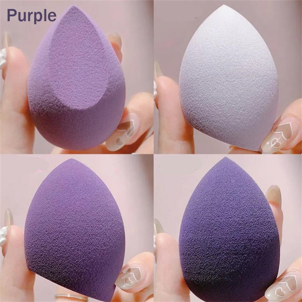 3/4pcs Makeup Sponge Blenders - Beauty Egg Cosmetic Puff for Women - Quid Mart