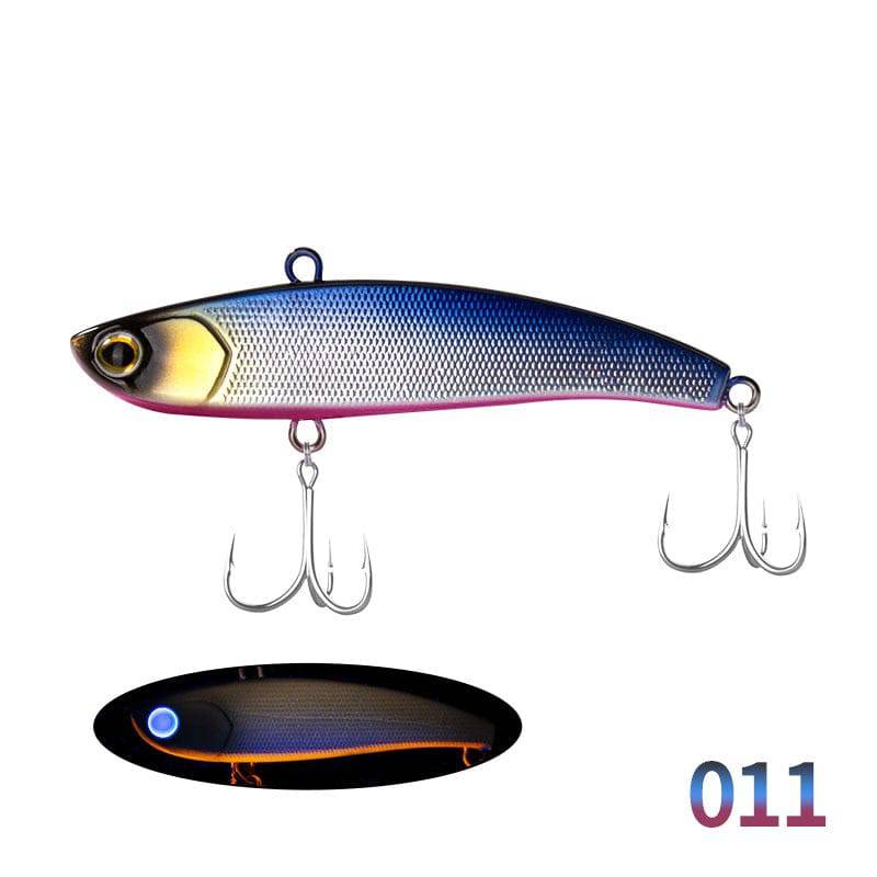 D1 VIB Fishing Lures 80mm 17g Long Casting Rattlin Hard Bait Sinking Artificial Vibration Bait For Bass Pike Fishing Tackle - Quid Mart