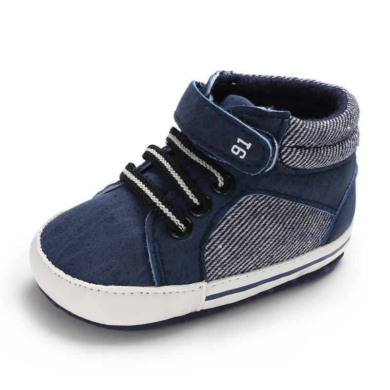 Baby Boy Newborn Toddler Shoes: Casual, Comfortable PU Leather Moccasins - Quid Mart