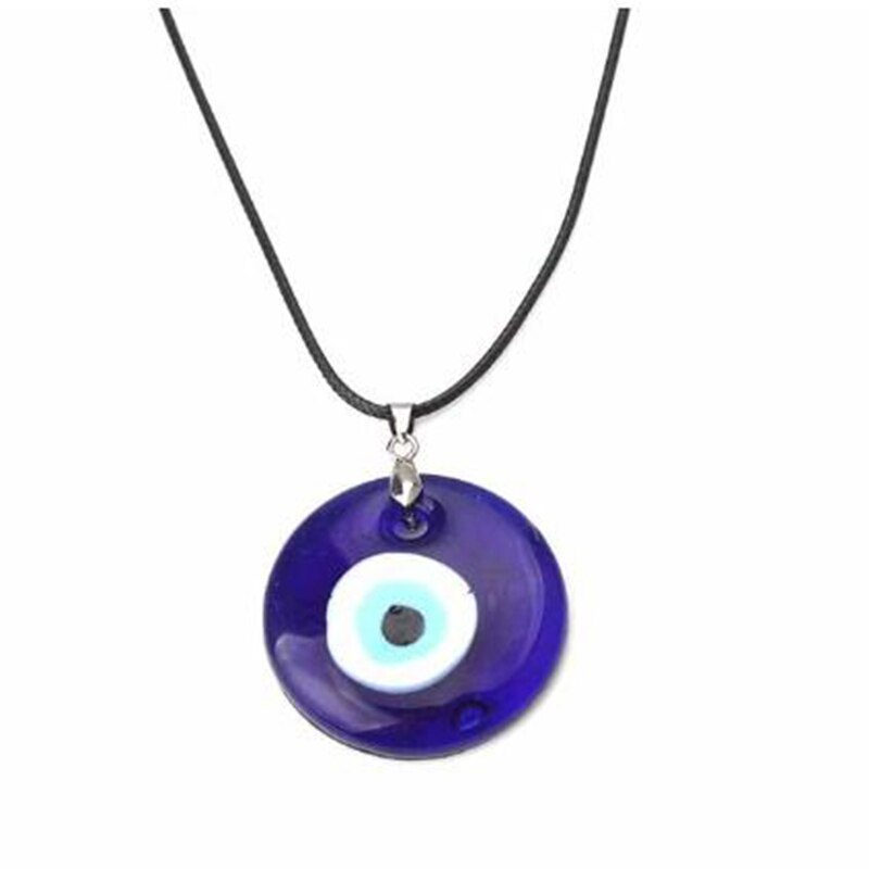 Gothic Kpop Turkish Punk Evil Eye Necklace Pendant For Women Eyeball Brambles Connect Multiple Dense Choker Hip Hop Jewelry Gift - Quid Mart